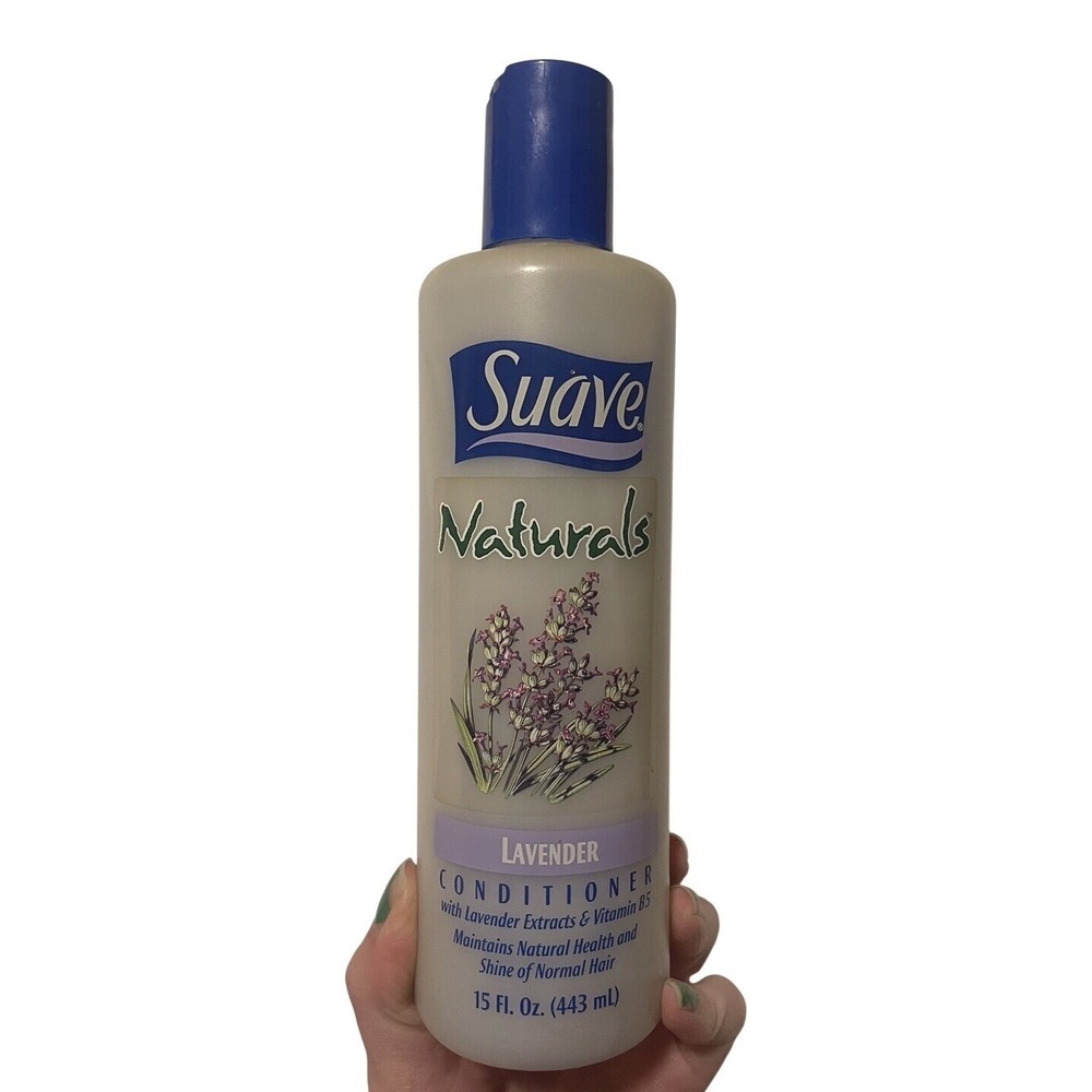 NEW Vintage Suave Naturals Lavender Hair Conditioner 15‎ oz 443 Ml